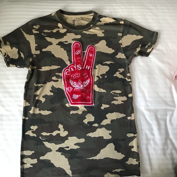 Bleecker & Mercer - Green Camuflage t shirt - 3/25$ - Picture 2 of 5